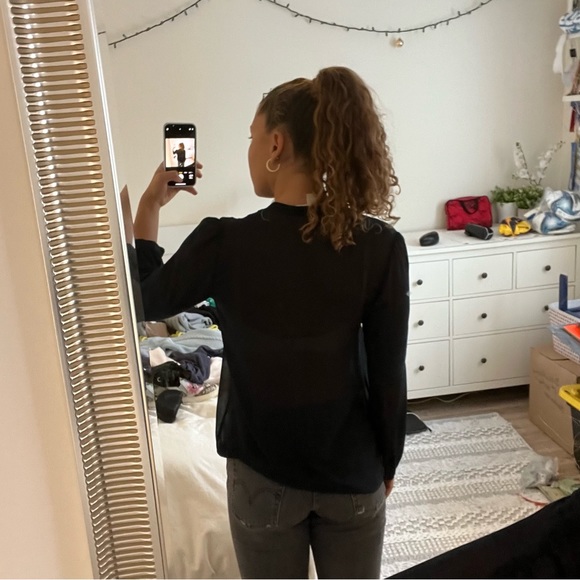 Michael Kors blue blouse - Picture 2 of 6